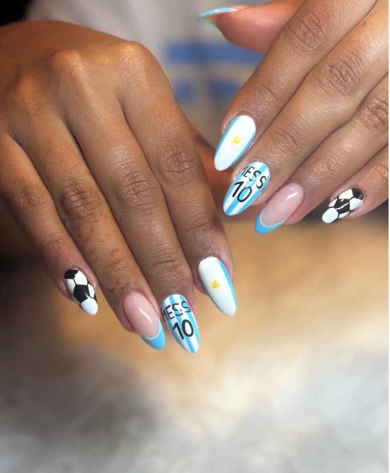 Custom themed nail art at Whitby Shores